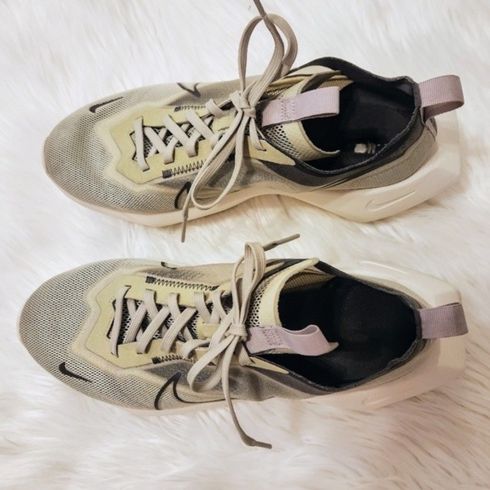 ❗️SOLD❗️Nike Vista Lite | Olive Aura Thunder Grey Mesh Upper Running Shoes - Picture 5 of 12